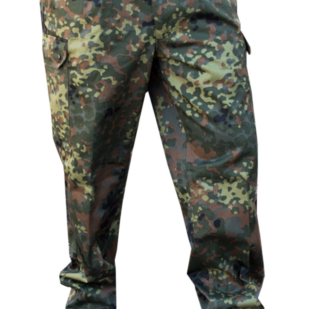German Flecktarn Camouflage Men's Cargo Pants
